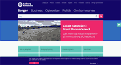 Desktop Screenshot of aalborg.dk